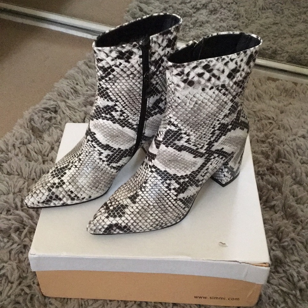 Simmi London Snakeskin Boots